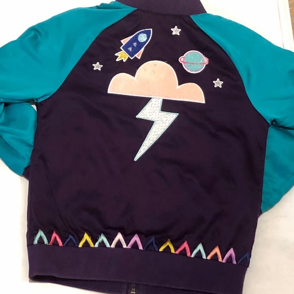 Cat & Jack Girls Bomber Jacket - Picture 4 of 6